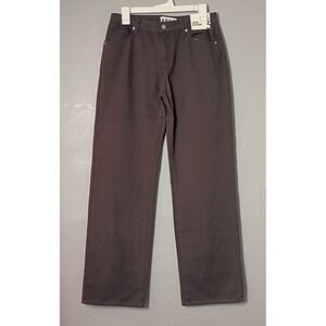 S.O.N.G Jeans Women's 5/27‎ Mid Rise 90's Straight Dark Gray NEW